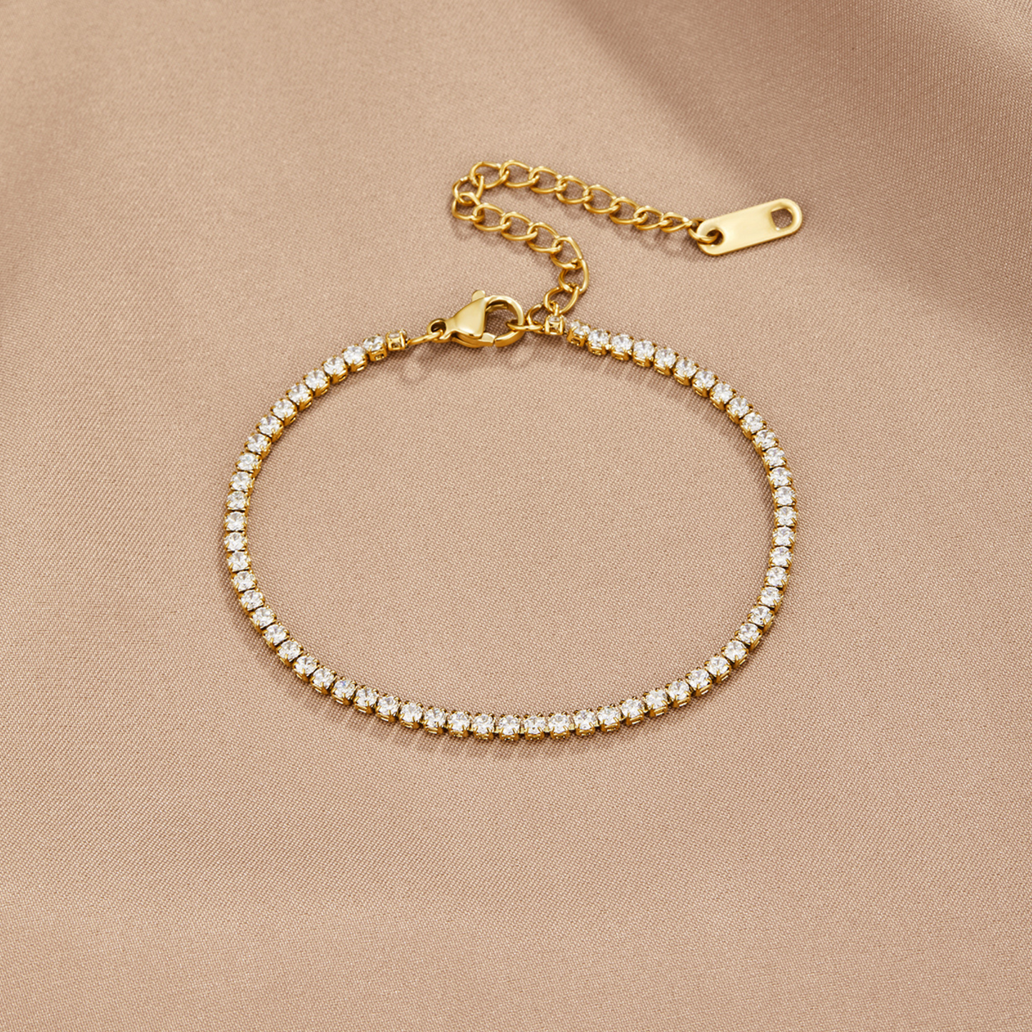 Cordelia Gold Tennis Arm Bracelet