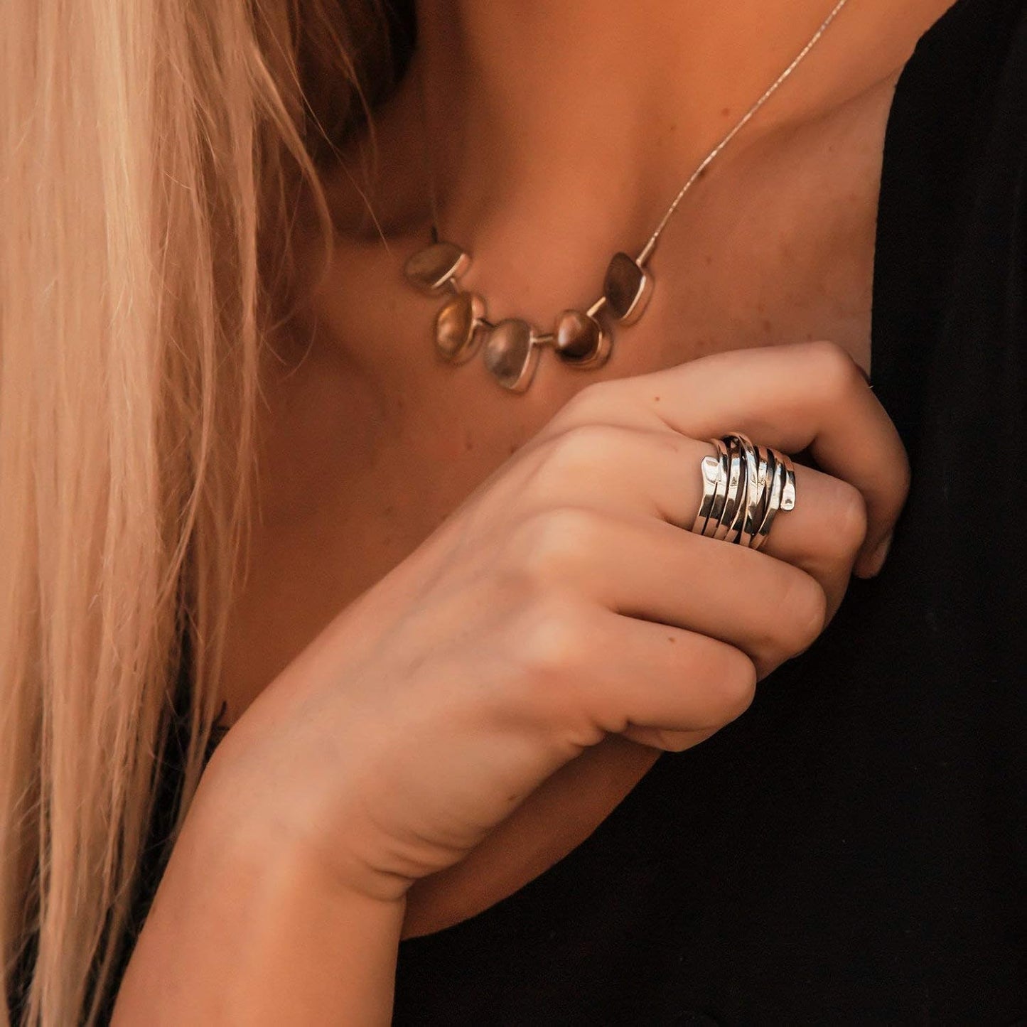 Bliss - Vintage Thick Lager Silver Ring