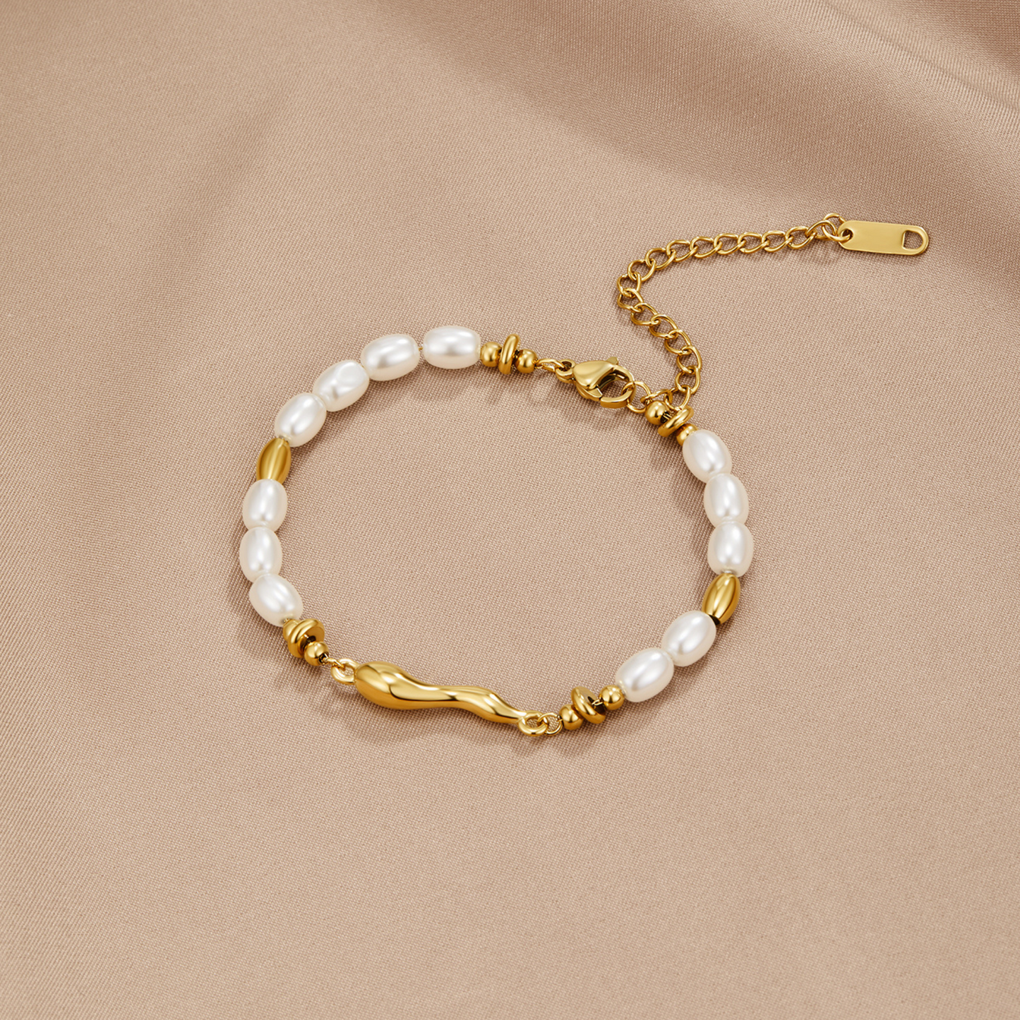Love Waterproof Pearl Bracelet
