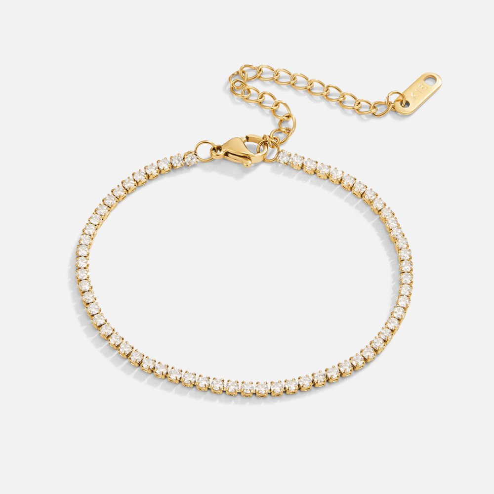Cordelia Gold Tennis Arm Bracelet