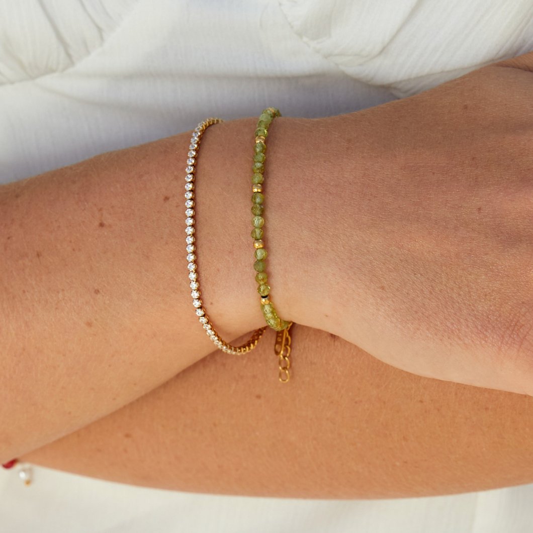 Cordelia Gold Tennis Arm Bracelet