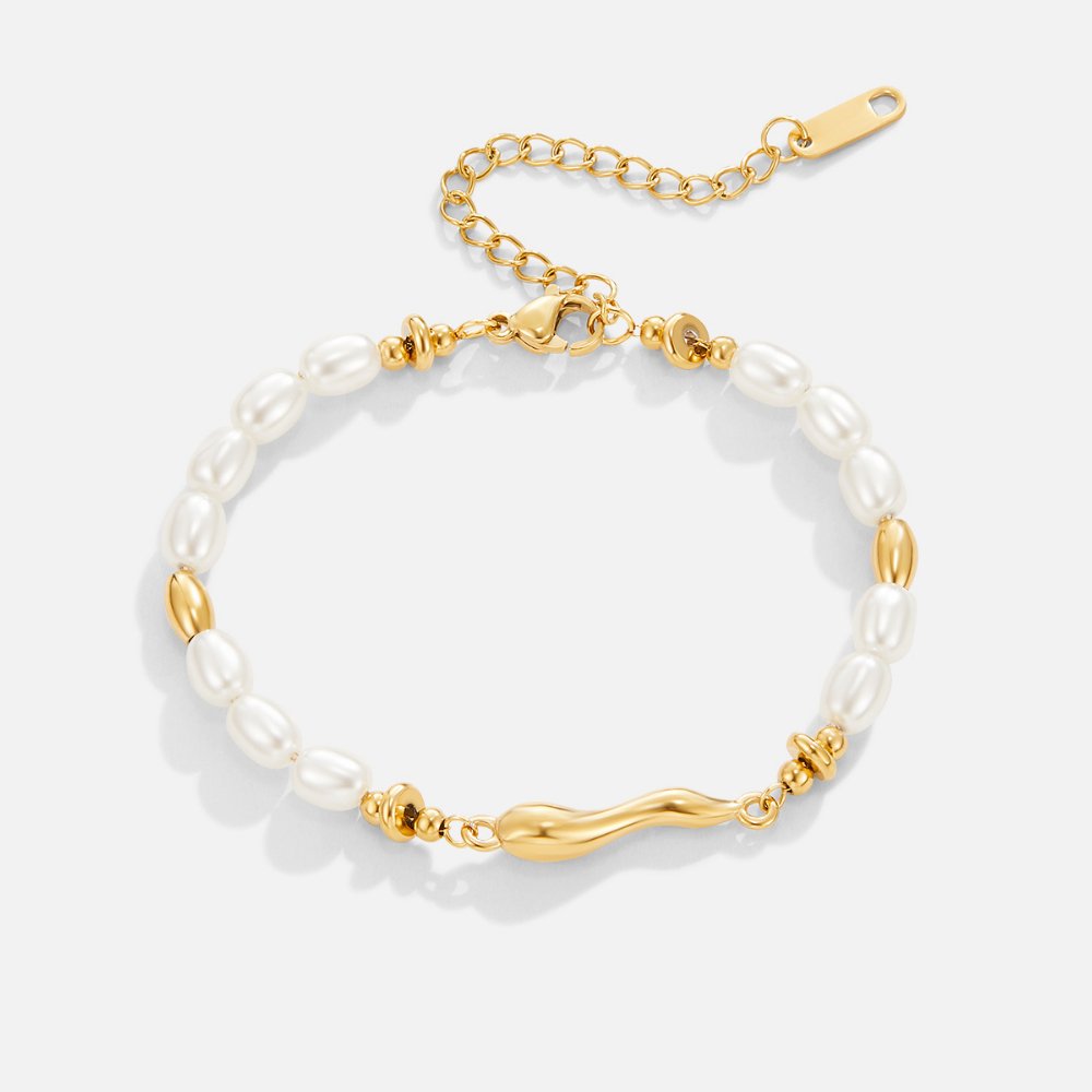 Love Waterproof Pearl Bracelet