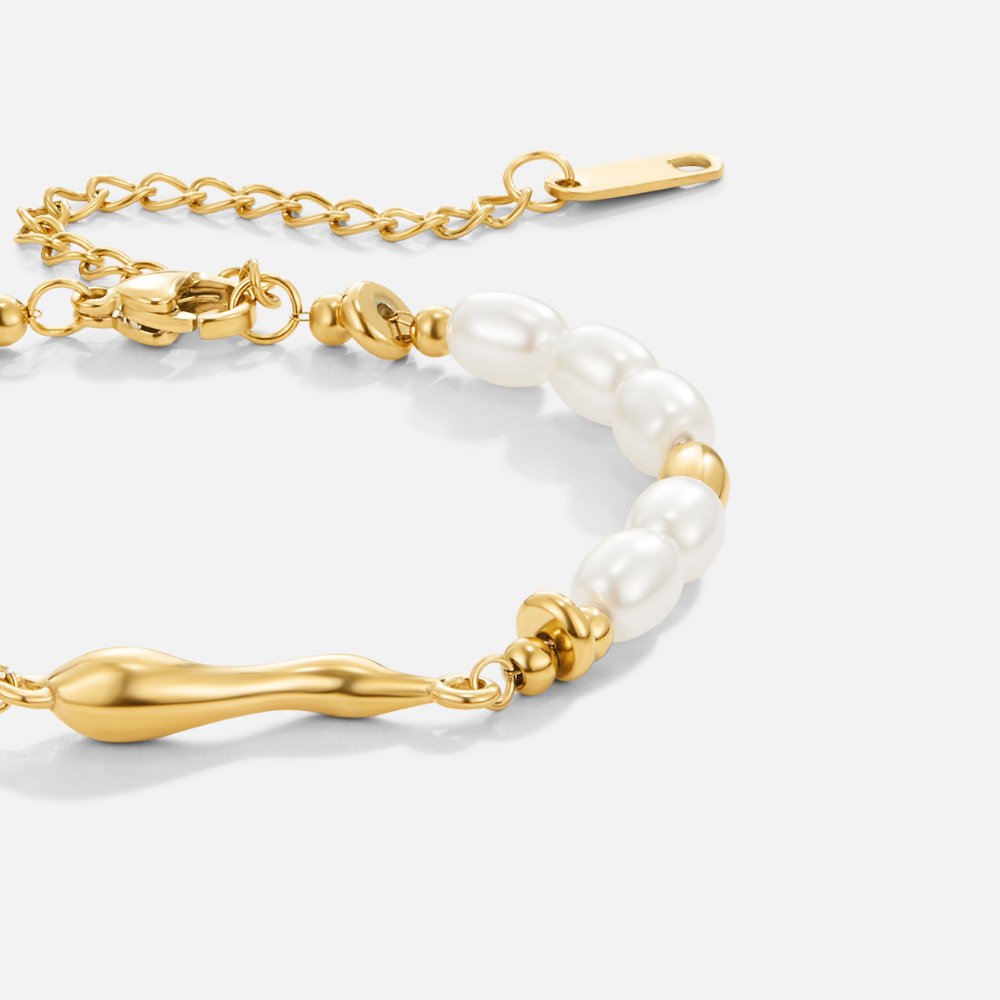 Love Waterproof Pearl Bracelet
