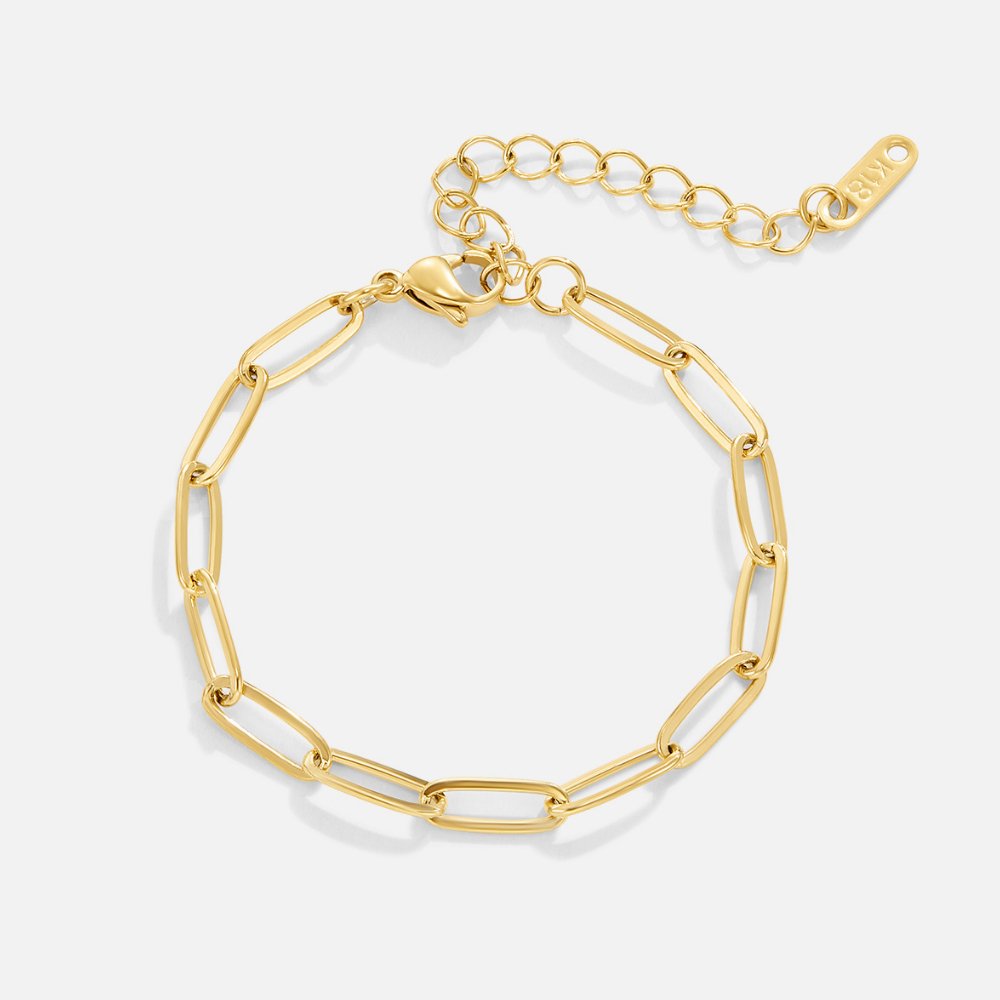 Clipped Gold Bracelet