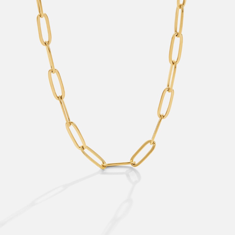 Gold Necklace Clip