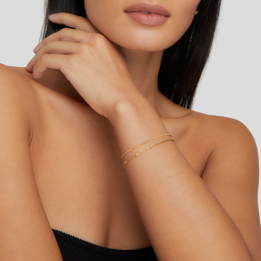 Pia Guld Lager Bracelet