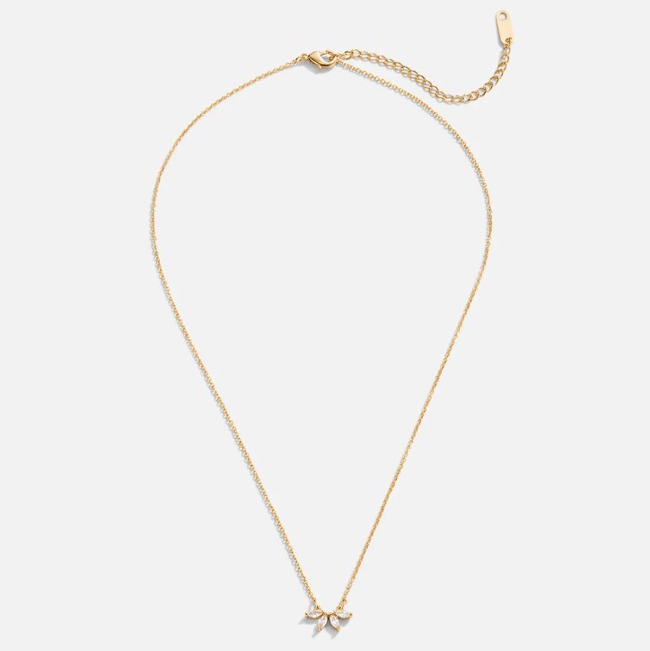 Omelia Kristallblad Necklace