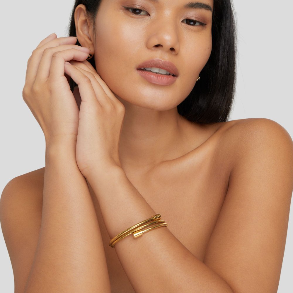 Tvinnat Gold Bracelet