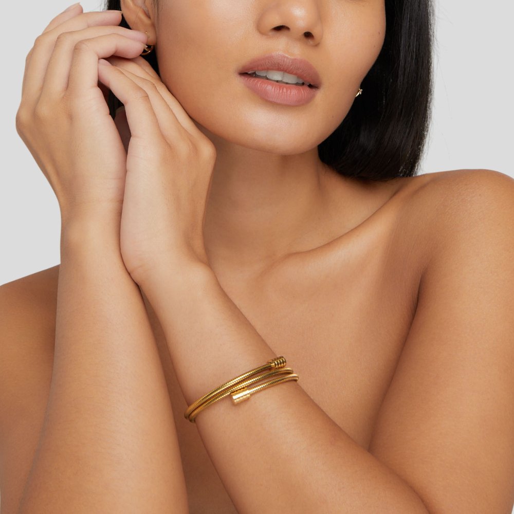 Tvinnat Gold Bracelet