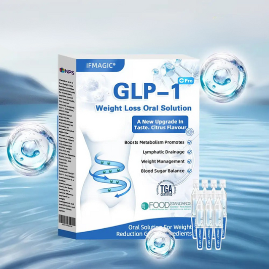 IFMAGIC® GLP-1 Pro Oral Solution for Weight Loss One dose per day – Visible results within 7 days Suitable for obesity, cardiovascular diseases, diabetes, sleep apnea, high cholesterol, high blood fats, joint problems, and more 🚀