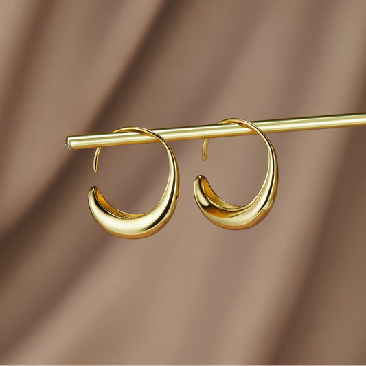 Cina - Drop Hoop Örhängen