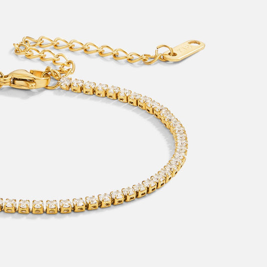 Cordelia Gold Tennis Arm Bracelet