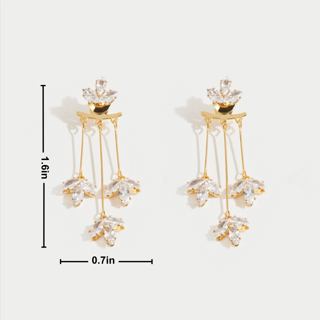 Eleganta Vattenfall Örhängen