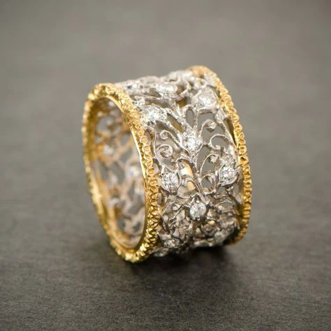 Mika - Vintage Zirconia Flat Ring