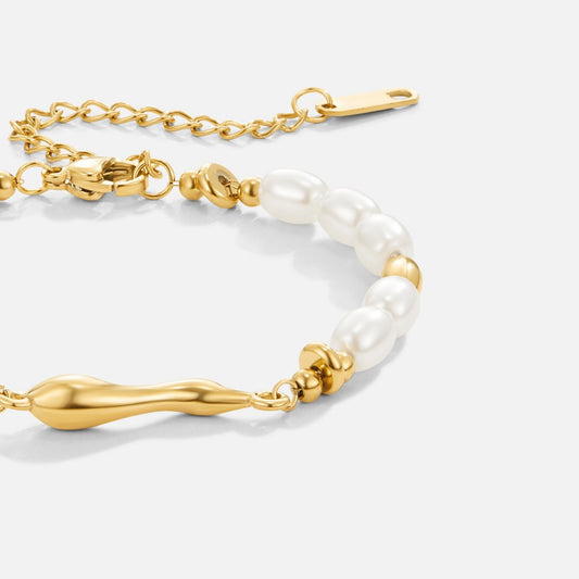 Love Waterproof Pearl Bracelet