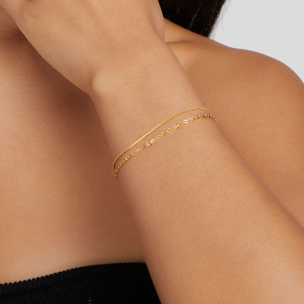 Pia Guld Lager Bracelet